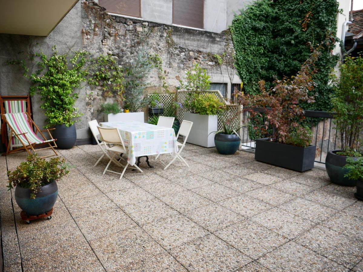 Superbe Appartement En Centre Ville Avec Terrasse Thonon-les-Bains Eksteriør bilde